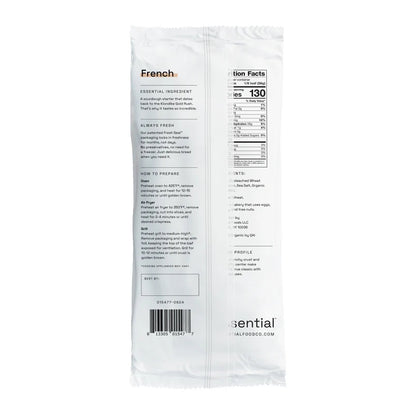 The Essential Baking Company Bread Take And Bake French Loaf Organic Ingredients And Nutritional Facts