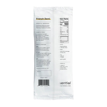 Essential Baking Company Take And Bake Bread 2 Pack Of Sandwich Size Organic French Demi Baguettes Nutritional Facts And Ingredients
