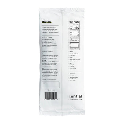 Essential Baking Company Take And Bake 1 Pound Organic Italian Bread Loaf Nutritional Facts And Ingredients
