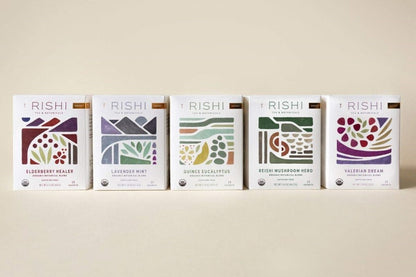 Healthy Rishi Teas For Wellness Organic Botanical Blends
