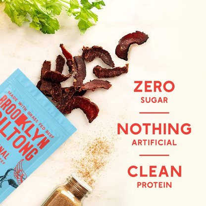 Grass Fed Beef Original South Africa Brooklyn Biltong Has Zero Sugar Nothing Artificial And Is Clean Protein