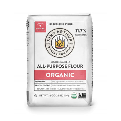 King Arthur Organic Unbleached All Purpose Flour 2lb Bag