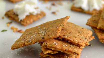Lemon Thyme Cassava Crackers Recipe Pamela's Gluten Free Yucca Root Flour