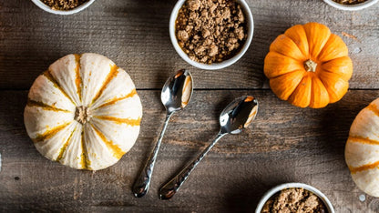 Fall Pumpkins Paleo Pumpkin Crumble Autumn Recipe Using Pamela's Organic Tiger Nut Flour